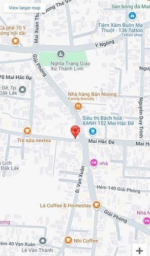 Bán đất mặt tiền Mai Hắc Đế (gần Ngã 4 Giải Phóng – Mai Hắc Đế)