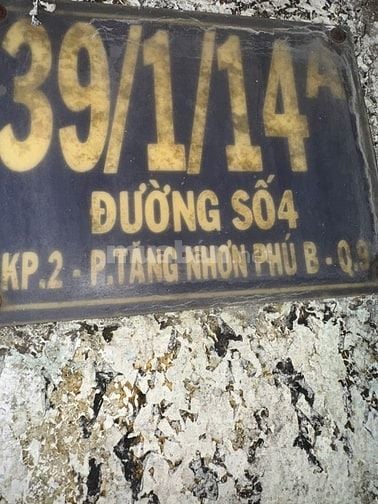 Bán nhà hẻm 8m, 60m shr ngay Vincom Lê Văn Việt Tăng Nhơn Phú B 2.3tỷ