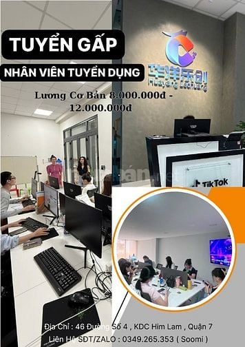 TUYỂN DỤNG STREAMER VÀ HÀNH CHÍNH NHÂN SỰ ( HR ) TẠI Q7 HCM