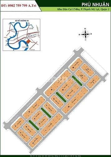 Bán Đất Phú Nhuận 2 Thanh Mỹ Lợi, Thủ Đức. 7mx 18,5m= 131m, Đ12m,160Tr