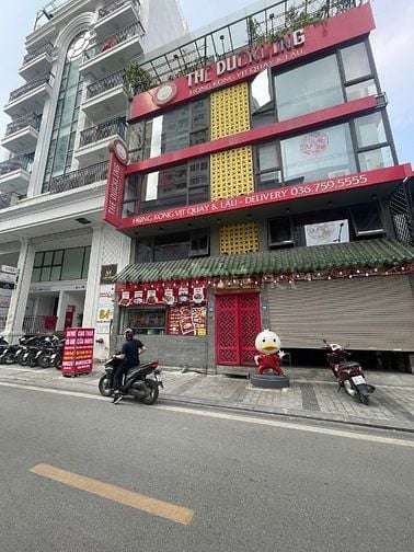 Cho thuê nhà mặt phố Thái Thịnh DT 100m2x5t, mặt tiền 5m, giá 75tr.