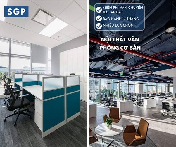 nội thất văn phòng cơ bản khu vực quận 7
