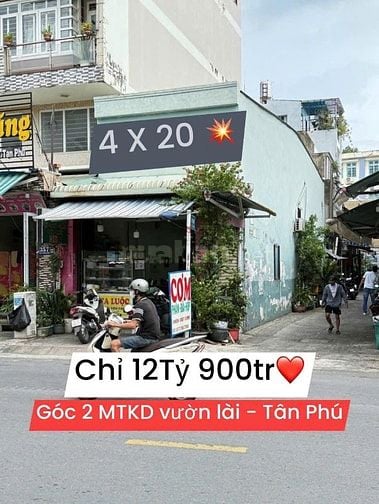 Bán nhà 359 Vườn Lài, Phú Thọ Hoà, Tân Phú, vị trí đắc địa 2 mặt tiền