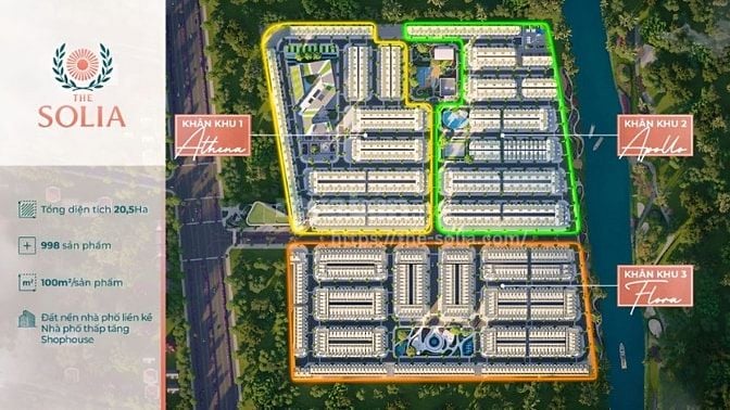 THE SOLIA BẾN LỨC CHÍNH THỨC NHẬN GIỮ CHỔ 22TR/M2, MT TL 830, XD NGAY.