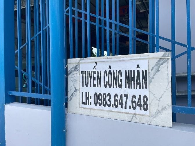 Cần Tuyển 5 công nhân Nam (0777164323)