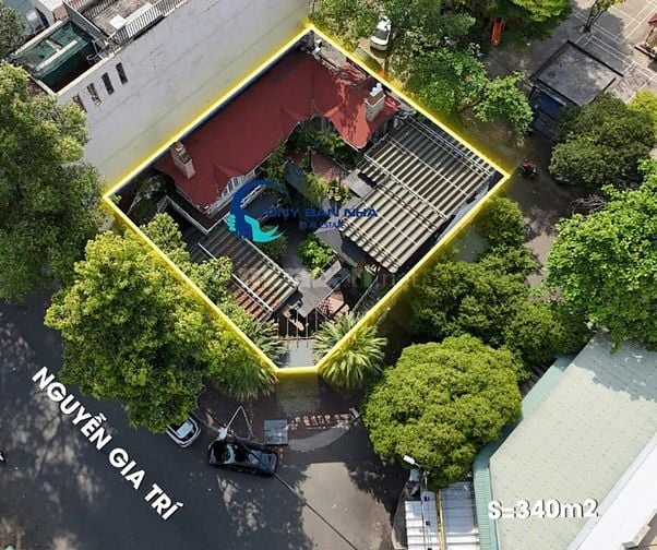 Căn góc mặt tiền đường Nguyễn Gia Trí - DT 17x20m