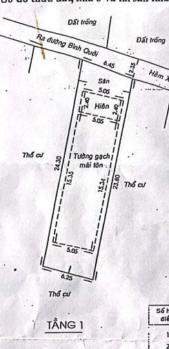 Bán nhà đường Bình Quới(Thanh Đa).F28.Q.BT