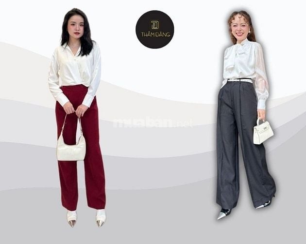 Phối đồ cùng quần ống suông – Bí quyết mặc đẹp cho nàng hiện đại