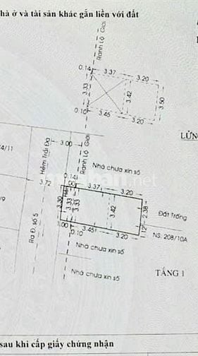 Bán nhà nhỏ  3.5x9 gác lửng Đường số 5 BHH A bình Tân 2.65 tỷ 