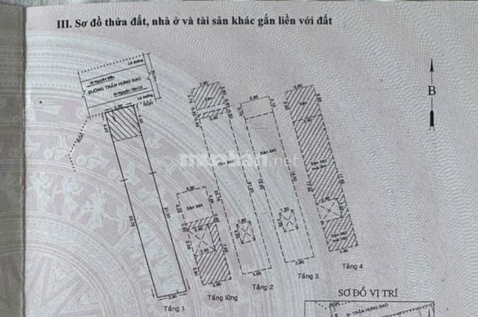 Nhà mặt tiền SIÊU HIẾM Trần Hưng Đạo,P,1,Q.5 Giáp Q1.DT 4*24 Giá 43T  