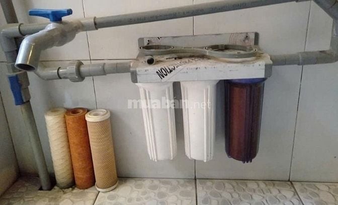 Bộ 3 cốc lọc nước 10 inch, dùng lọc nước sinh hoạt