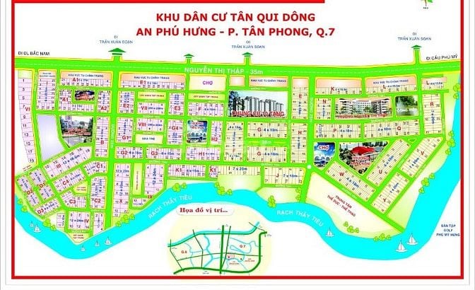 Đất 4x19m đường 44 khu An Phú Hưng Phường Tân Phong Q7. giá tốt DT