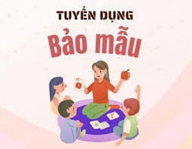 CẦN TUYỂN Bảo Mẫu khối tiểu học