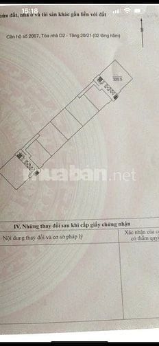 Bán căn hộ vip 302m2 toà D2 giảng võ căn góc 3 mặt thoáng