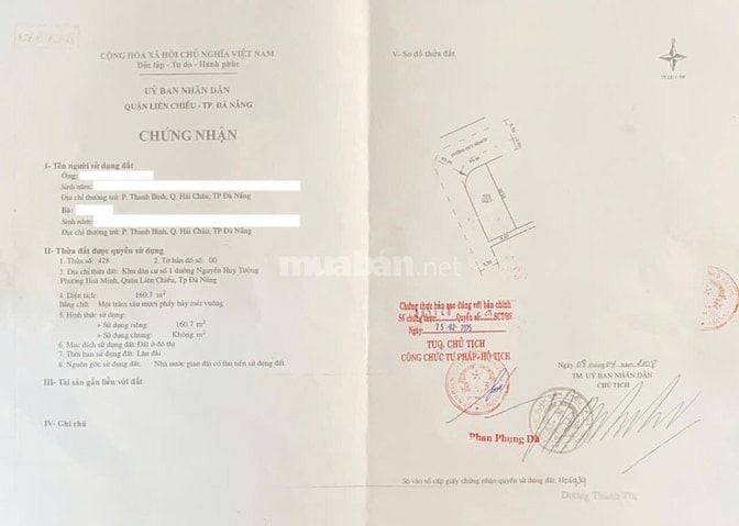 BÁN ĐẤT ĐƯỜNG HOÀ NAM 15 (HAI MẶT TIỀN) – Đã có 7 phòng trọ