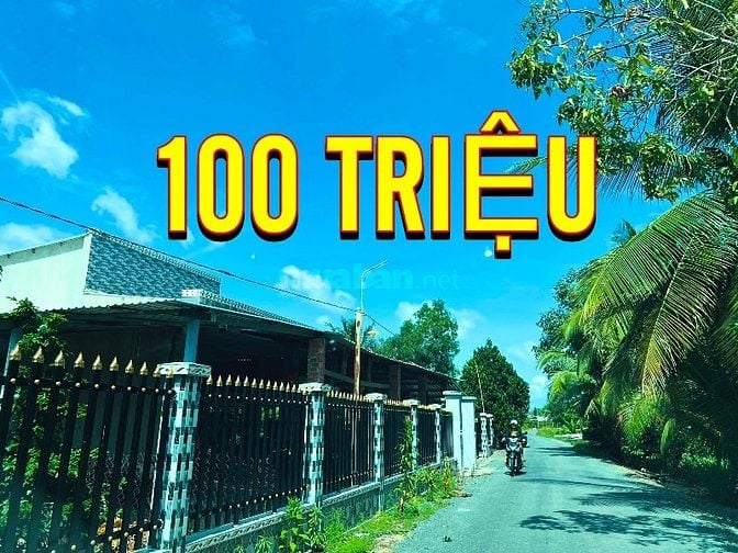 Đất thổ rẻ 180m2 tại Long An gần TP, 100tr sang sổ, còn lại trả dần