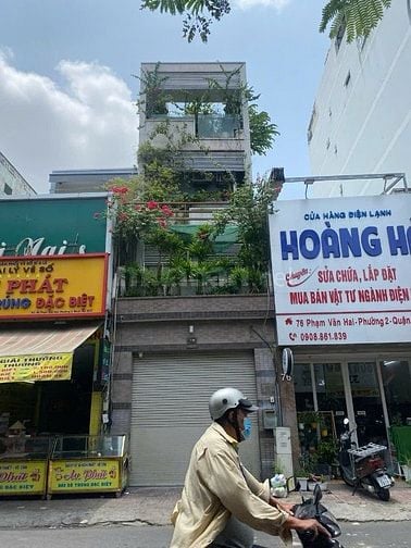 BÁN NHÀ MT PHẠM VĂN HAI – P.2, TÂN BÌNH – DT 96M² – 4 TẦNG. 22.5 TỶ TL