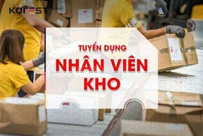 Công ty cần gấp 👉 5 NV PHỤ KHO, ĐÓNG GÓI