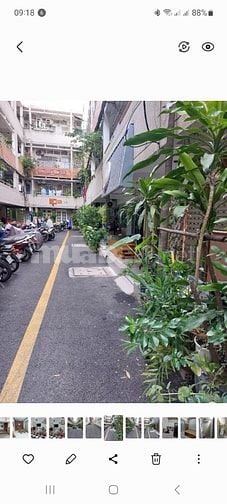 Bán căn hộ tầng trệt chung cư 482a Nơ trang long