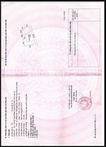 Bán Thửa đất 1644m2 full thổ cư Ấp 1 xã Mỹ Thạnh Đông, Đức Huệ, Long a