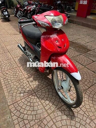 honda wave A màu đỏ- lốc máy đen