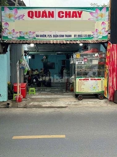 Cho thuê nhà mặt tiền Ung Văn Khiêm, P.25, Q.Bình Thạnh giá 13tr