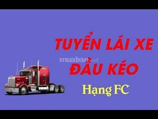 Cần tuyển tài xế FC lái H7, hàng cảng nội địa, bao lương 30tr