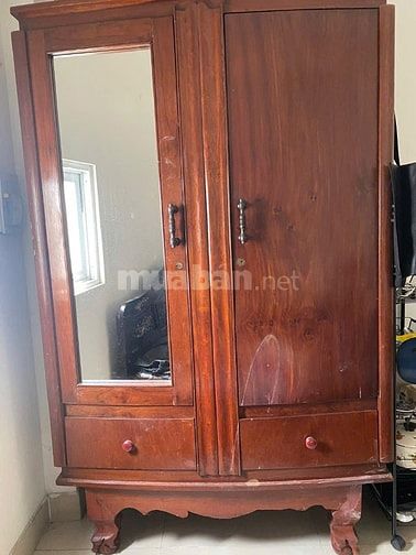 Thanh lý gấp tủ quần áo gỗ gõ bao bền