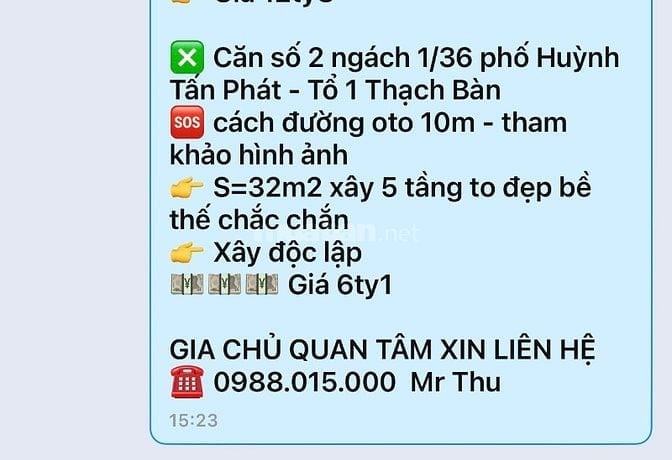 CHÍNH CHỦ BÁN NHÀ TẠI LONG BIÊN - OTO VỀ NHÀ