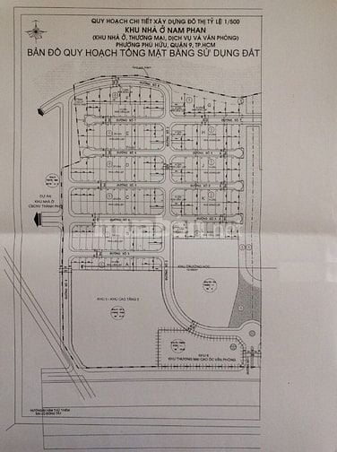 Thanh lý 25 nền KDC NAM PHAN ,Q9. DT 162m2 - GIÁ 5.8 tỷ. SHR