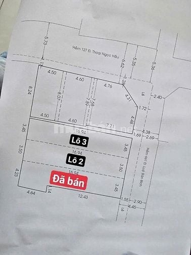 Bán nhà nát i hẻm nhựa xe hơi LŨY BÁN BÍCH. 64m2 giá chỉ 5.8 tỷ