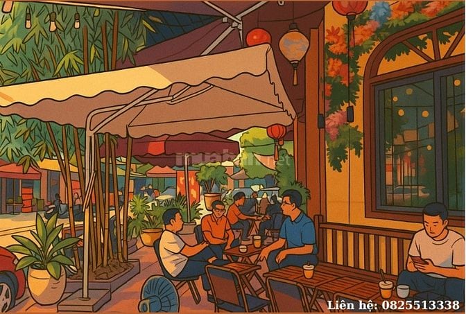 Chuyển Nhượng Quán Cafe Lô Góc 2 Mặt Tiền Khu Cốm Vòng Duy Tân