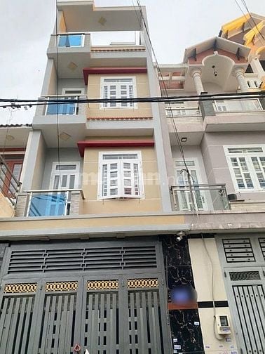 Hẻm nhựa 8m cư xá Bộ Công An. Nhà 3 tầng (3,8x15m) mới đẹp ở ngay