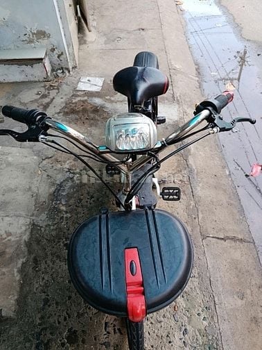 Bán xe đạp điện Asama màu đỏ - 4 bình mới - 5,4 triệu