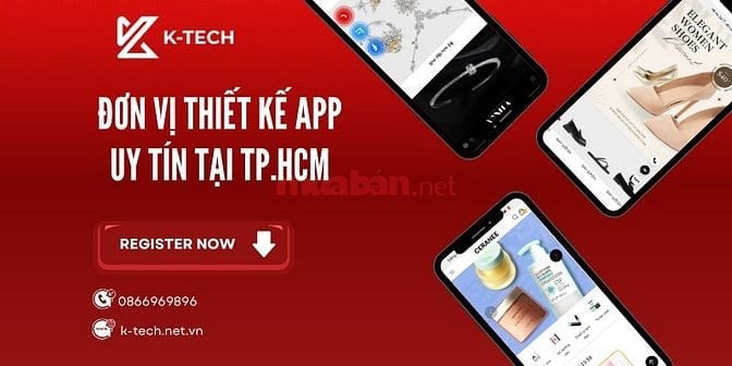 Đơn vị thiết kế app HCM giá rẻ