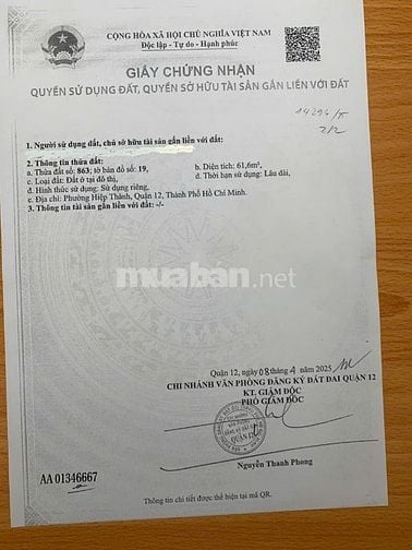 Bán đất gần đường lớn, khu dân cư, gần trường học, siêu thị, bến xe