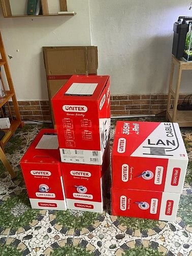  CÁP MẠNG UNITEK CAT5E – CHÍNH HÃNG, DÀI 305M