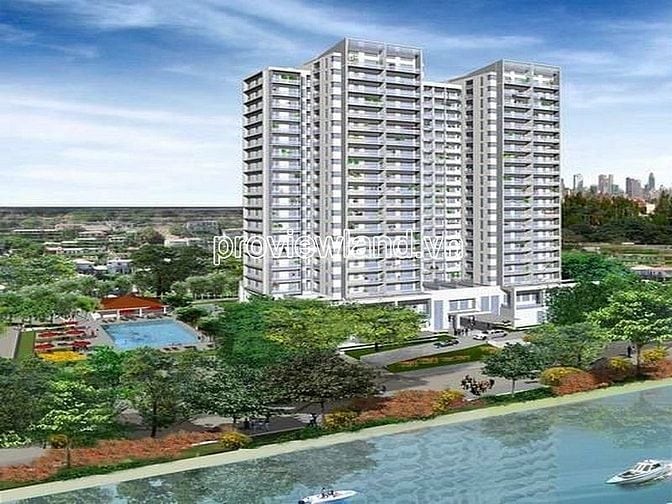 Cho thuê căn hộ River Garden, tầng thấp block B, dt 140m2, 3PN