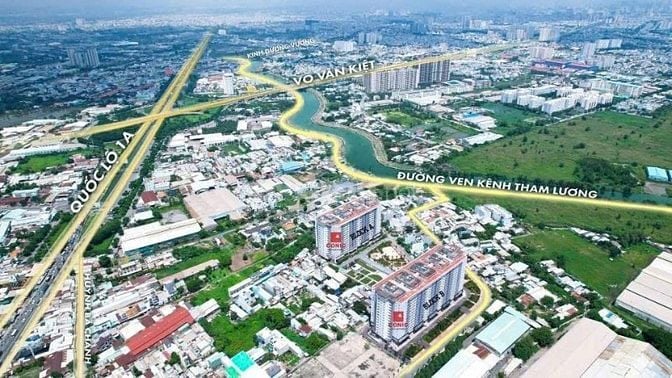 Bán chung cư Conic Boulevard 84m2 2PN chỉ với 379 triệu. Ngân hàng hỗ 