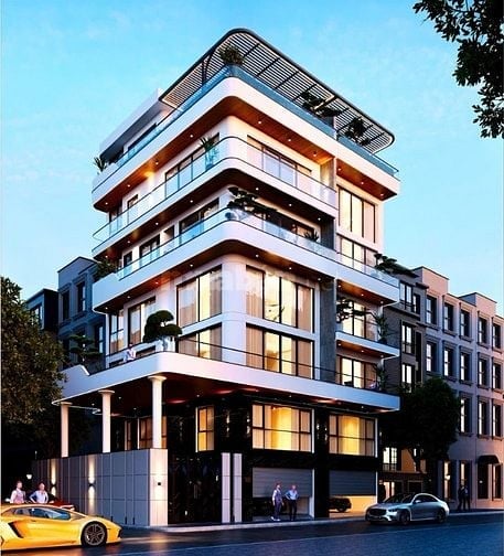 SIÊU BIỆT THỰ PHỐ NGUYỄN SƠN - LÔ GÓC - THIẾT KẾ DUPLEX VIP 7TẦNG