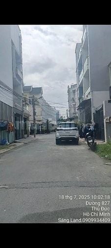 Bán nền nhà hướng Tây.4*13 đường 827 Phú Hữu.4 tỷ 1