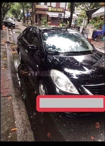 Chính chủ bán  xe nisan cũ, màu đen, đời 2016, số sàn