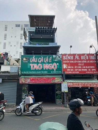 Cho thuê nhà MT Âu Cơ, P.9, Q.TB, 4,5m x 16m, 1T-2L, gần chợ Tân Phước