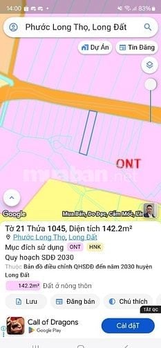 Đất gần KCN & biển Lộc An,SHR có sẵn công chứng ngay
