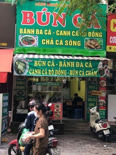 SANG NHƯỢNG QUÁN BÚN CÁ VỊ TRÍ ĐẮC ĐỊA SẦM UẤT.NHIỀU VP, NGÂN HÀNG 