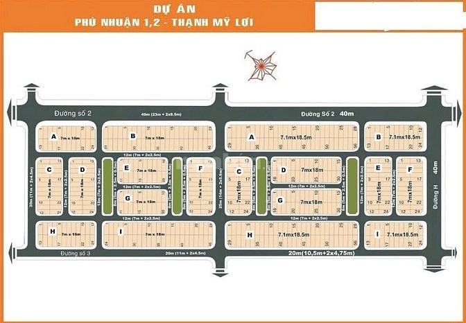 ✅ CẦN BÁN NỀN ĐẤT DỰ ÁN PHÚ NHUẬN 1- PHƯỜNG THẠNH MỸ LỢI, TP. THỦ ĐỨC 