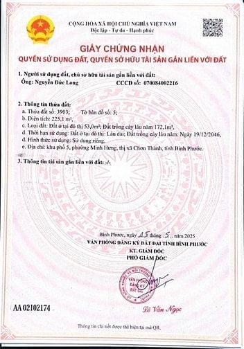 Cách KCN Minh Hưng 300m vị trí quá đẹp để ở hoặc đầu tư