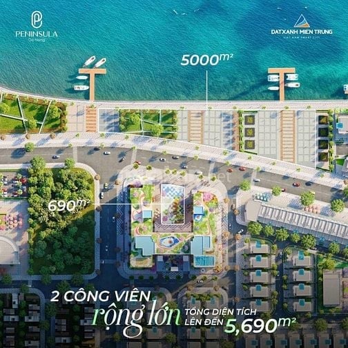 Giá thật! Nhỉnh hơn 4 tỷ, độc quyền giỏ hàng 2PN giá rẻ căn hộ Peninsu
