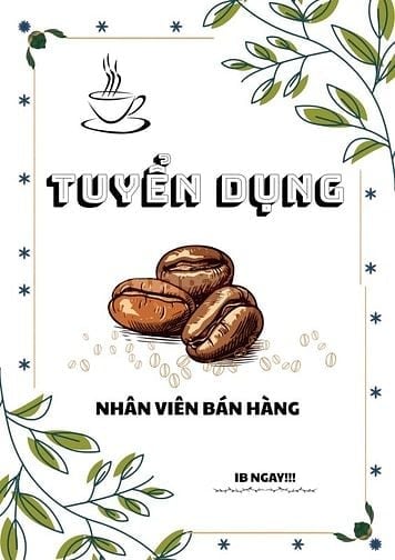 TUYỂN NV BÁN CAFE ĐỒ UỐNG BÌNH TÂN - HCM
