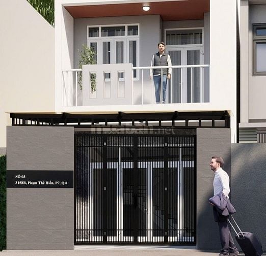 Cho thuê nhà nguyên căn mặt tiền đường 12m, khu dân cư Phú Lợi P7 Q8 